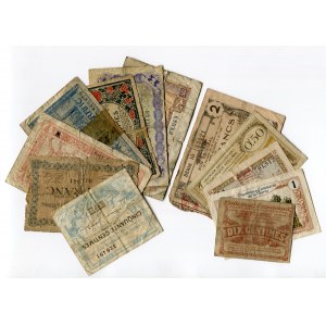 France Set of 11 Notgelds 1916 -25