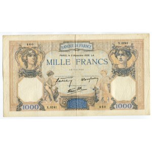 France 1000 Francs 1938