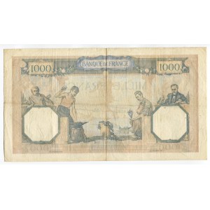 France 1000 Francs 1938