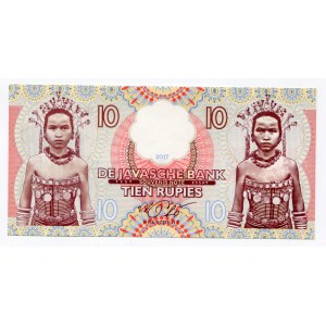 Ceylon / Java 10 Rupies 2017 Specimen
