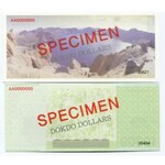 Dokdo Islands Set of 12 Notes 2012 Specimen