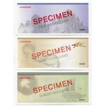 Dokdo Islands Set of 12 Notes 2012 Specimen