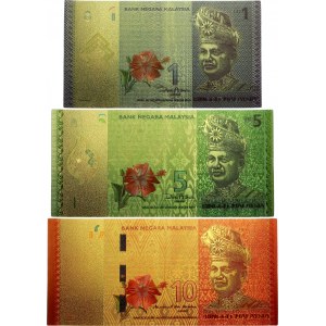 Malaysia Set of 1-5-10-20-50-100 Ringgit (ND)