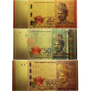 Malaysia Set of 1-5-10-20-50-100 Ringgit (ND)