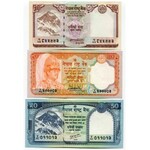 Nepal Set of 10 Notes 1974 -2017