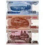 North Korea Set of 10 Notes 2002 -13 Specimen