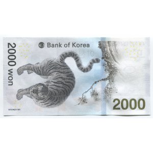 South Korea 2000 Won 2018 Commemorative in Folder
