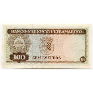 Timor 100 Escudos 1963 Portuguese Administration