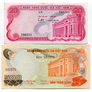 Vietnam - South Set of 11 Notes 1969 -91