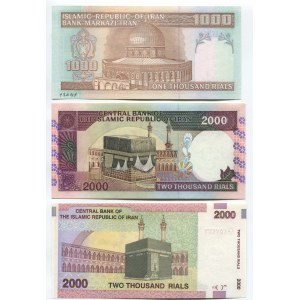 Iran Set of 6 Banknotes 1986 - 2005