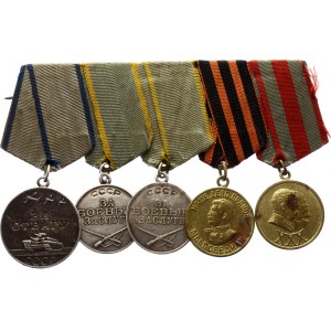 Russia - USSR Set of 5 Medals