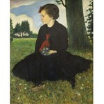 Alois ERBACH (1888 - 1972), Dziewczynka w parku