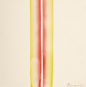 Stefan GIEROWSKI (ur. 1925), kompozycja 1 z teki Konfrontacje, 1975