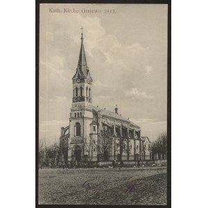 Grajewo.Kościół katolicki 1915.