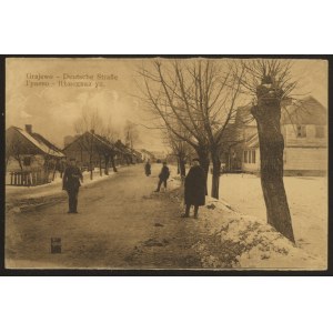 Grajewo.Ulica niemiecka ok.1915 r.