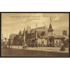 Częstochowa.Wystawa Przemysłu i Rolnictwa 1909 r. Pawilon Rolnictwa.