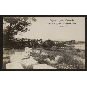 Halicz.Zniszczony most.