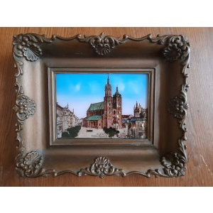 Kraków.Kościół Mariacki.Fotografia pod szkłem.