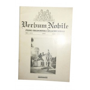 VERBUM NOBILE Pismo środowiska szlacheckiego numer 1 (11) 1997r.