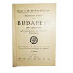 [BUDAPESZT] WOERL Reisehandbücher Budapest Przewodnik po Budapeszcie 2 plany miasta, plan Muzeum Sztuki, 20 zdjeć zabytków