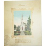 KOCHAWINA Kaplica na miejscu cudownego zjawienia się obrazu N.M.P. poświęcona w roku 1904, pocz. XX wieku