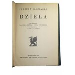 SŁOWACKI Juliusz Dzieła pod redakcją Manfreda Kridla i Leona Piwińskiego, z przedmową Jana Lechonia, 24 tomy w 12 voluminach, Warszawa 1931, Biblioteka Arcydzieł Literatury