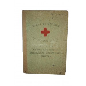 [PCK] Legitymacja członka Koła Młodzieży Polskiego Czerwonego Krzyża, rok szkolny 1947/48