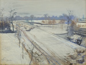 Wyspiański Stanisław, WIDOK Z OKNA PRACOWNI, 1904