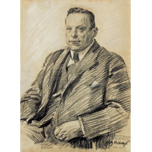 Mehoffer Józef, PORTRET MECENASA KONRADA KOLSZEWSKIEGO, 1923