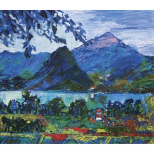 Szancenbach Jan, JEZIORO ANNECY, 1988
