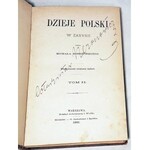 BOBRZYŃSKI - DZIEJE POLSKI  t.1-2 (komplet w 2wol.) wyd. 1880r.