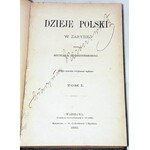BOBRZYŃSKI - DZIEJE POLSKI  t.1-2 (komplet w 2wol.) wyd. 1880r.