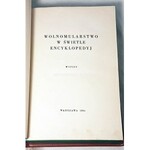 WOLNOMULARSTWO W ŚWIETLE ENCYKLOPEDYJ wyd. 1934 masoneria