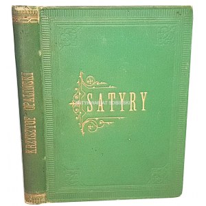 OPALIŃSKI - SATYRY wyd.1884r. OPRAWA WYDAWNICZA