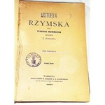 MOMMSEN- HISTORYA RZYMSKA T. 1-4 (komplet w 4wol.) wyd. 1880