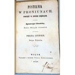 CHODŹKO- PUSTELNIK W PRONIUNACH Wilno 1858