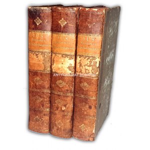 PRAWO PRUSKIE - IUS BORUSSICO-BRANDENBURGICUM t.1 cz.1-2 [w 3 wol.] wyd.1799-1801