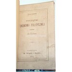 COSSA- POCZĄTKI EKONOMII POLITYCZNEJ  1883