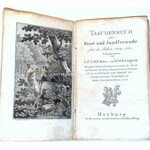 RITTER VON WILDUNGEN-  TASCHENBUCH FÜR FORST UND JAGDFREUNDE 1809-12