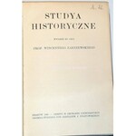 STUDYA HISTORYCZNE KU CZCI PROF. ZAKRZEWSKIEGO wyd. 1908