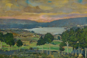 Leon Kaufmann, WIDOK NA JEZIORO AYDAT, 1926