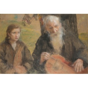Teodor Axentowicz, STAROŚĆ I&nbsp;MŁODOŚĆ