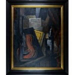 Alicja HALICKA (1889-1974), Martwa natura kubistyczna z wiolonczelą