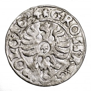 Zygmunt III Waza, grosz 1624, Bydgoszcz- kropki i rozety