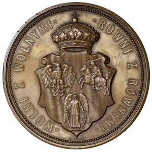 Polska, medal 300-lecie unii Polski, Litwy i Rusi 1869