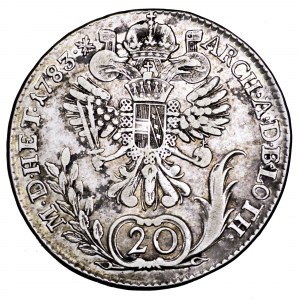 Austria, 20 krajcarów 1783
