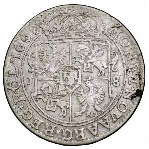 Jan II Kazimierz, ort 1668, Bydgoszcz