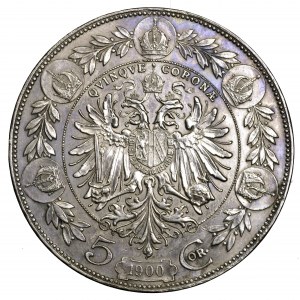 Austro-Węgry, 5 koron 1900