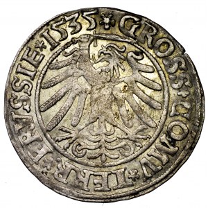 Zygmunt I Stary, grosz 1535, Toruń - piękny