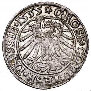 Zygmunt I Stary, grosz 1535, Toruń - piękny